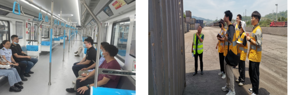 带领轮岗员工参观江跳线 轮岗员工前往南涪公司学习货运知识.png